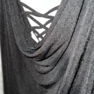 Maurices Black Crisscross Top